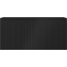Mexen Rivel meuble de salle de bain sous-vasque 100 cm, 1 tiroir, rainuré, noir mat - 91A20-10047-1-BF71