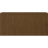Mexen Rivel armoire salle de bain sous lavabo 100 cm, 1 tiroir, rainuré, noyer - 91A20-10047-1-BF86