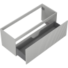 Mexen Rivel armoire de salle de bain sous lavabo 120 cm, 1 tiroir, rainurée, gris mat - 91A20-12047-1-BF62