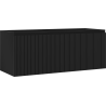 Mexen Rivel armoire de salle de bain sous lavabo 120 cm, 1 tiroir, rainurée, noir mat - 91A20-12047-1-BF71