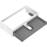 Mexen Box-A corps de meuble sous-lavabo 90 cm, 1 tiroir, blanc brillant - 91AX0-0900-235-1-00