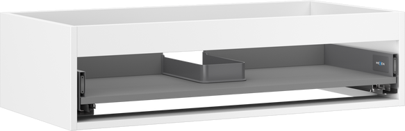 Mexen Box-A corps du meuble sous-vasque 90 cm, 1 tiroir, blanc mat - 91AX0-0900-235-1-01