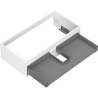 Mexen Box-A corps du meuble sous-vasque 90 cm, 1 tiroir, blanc mat - 91AX0-0900-235-1-01