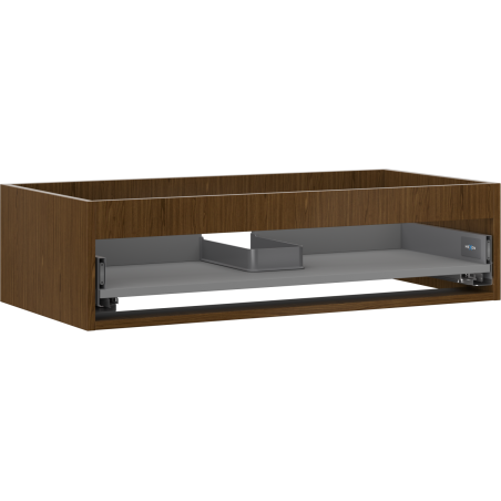Mexen Box-A meuble sous-lavabo 90 cm, 1 tiroir, noyer - 91AX0-0900-235-1-86
