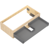 Mexen Box-A meuble sous-lavabo 90 cm, 1 tiroir, chêne - 91AX0-0900-235-1-81