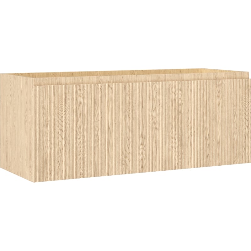 Mexen Rivel meuble de salle de bain 120 cm, 1 tiroir, rainuré, chêne - 91A20-12047-1-BF81