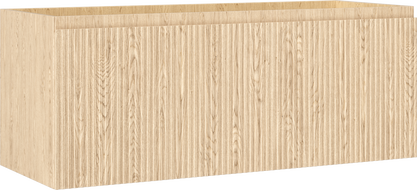 Mexen Rivel meuble de salle de bain sous lavabo 120 cm, 1 tiroir, rainuré, chêne - 91A20-12047-1-BF81
