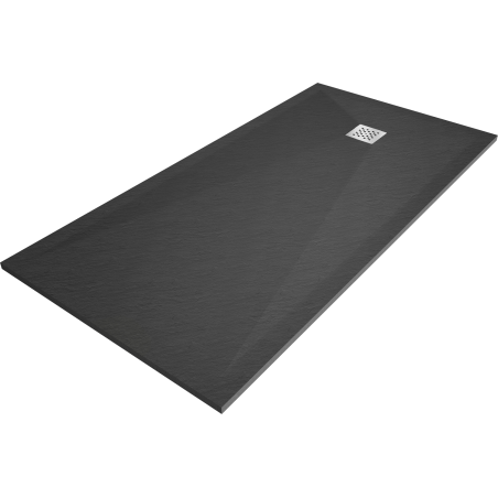 Bac à douche composite rectangulaire Mexen Stone+ 180 x 90 cm, anthracite - 44719018