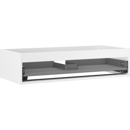 Mexen Box-A corps d'armoire sous lavabo 100 cm, 1 tiroir, blanc mat - 91AX0-1000-235-1-01