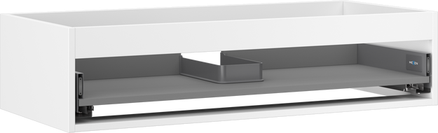 Mexen Box-A corps d'armoire sous lavabo 100 cm, 1 tiroir, blanc mat - 91AX0-1000-235-1-01