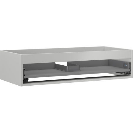 Mexen Box-A corps de meuble sous-lavabo 100 cm, 1 tiroir, gris mat - 91AX0-1000-235-1-62