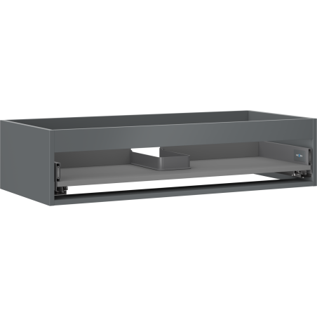 Mexen Box-A corps de meuble sous-lavabo 100 cm, 1 tiroir, graphite mat - 91AX0-1000-235-1-66
