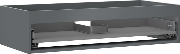 Mexen Box-A corps de meuble sous-lavabo 100 cm, 1 tiroir, graphite mat - 91AX0-1000-235-1-66