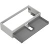 Mexen Box-A corpus d'armoire sous lavabo 100 cm, 1 tiroir, gris mat - 91AX0-1000-235-1-62