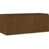 Mexen Rivel meuble de salle de bain sous-lavabo 120 cm, 1 tiroir, rainuré, noyer - 91A20-12047-1-BF86