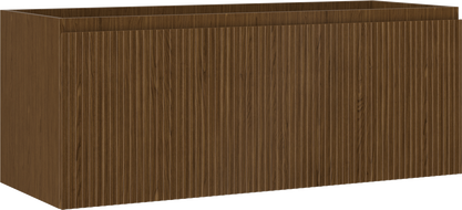 Mexen Rivel meuble de salle de bain sous-lavabo 120 cm, 1 tiroir, rainuré, noyer - 91A20-12047-1-BF86