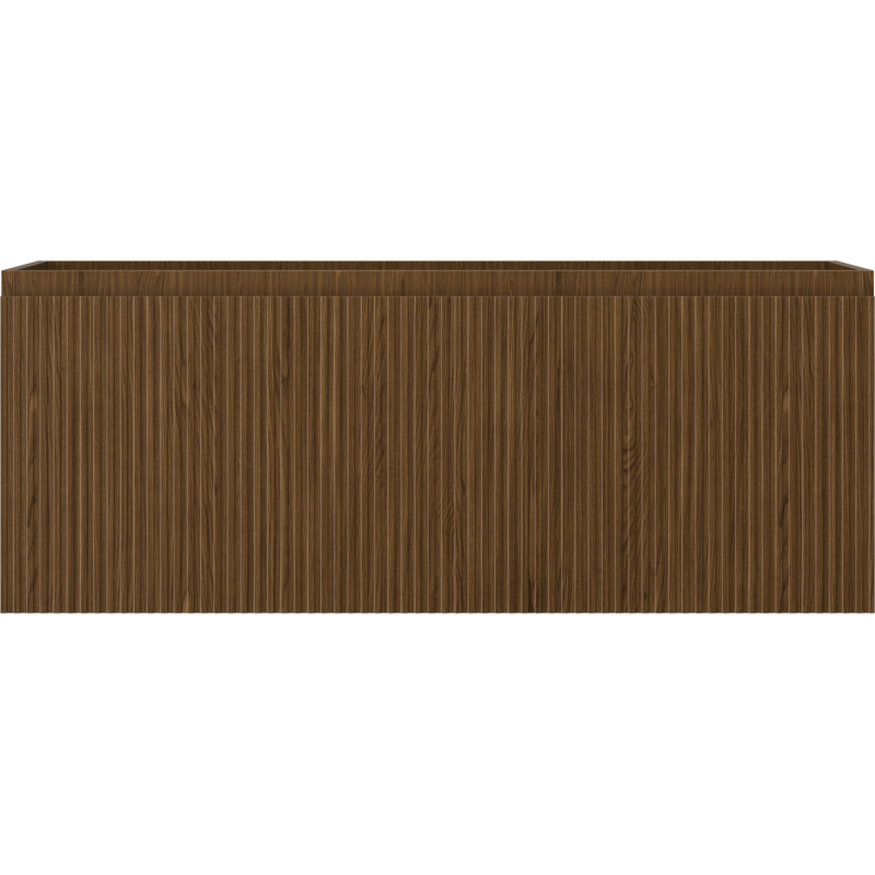 Mexen Rivel meuble de salle de bains sous lavabo 120 cm, 1 tiroir, rainuré, noyer - 91A20-12047-1-BF86