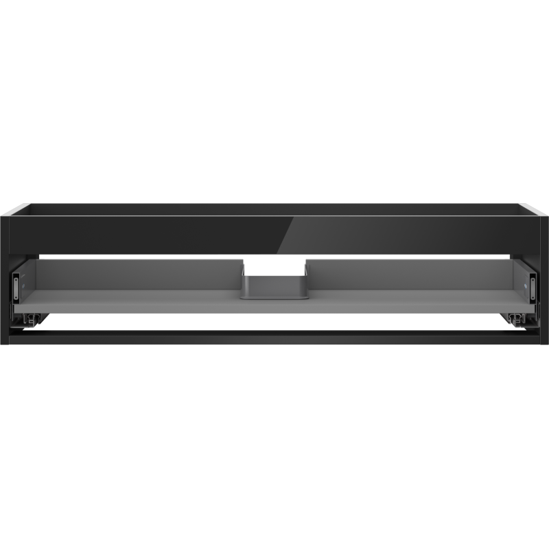 Mexen Box-A corps d'armoire de salle de bain 100 cm, 1 tiroir, noir brillant - 91AX0-1000-235-1-70