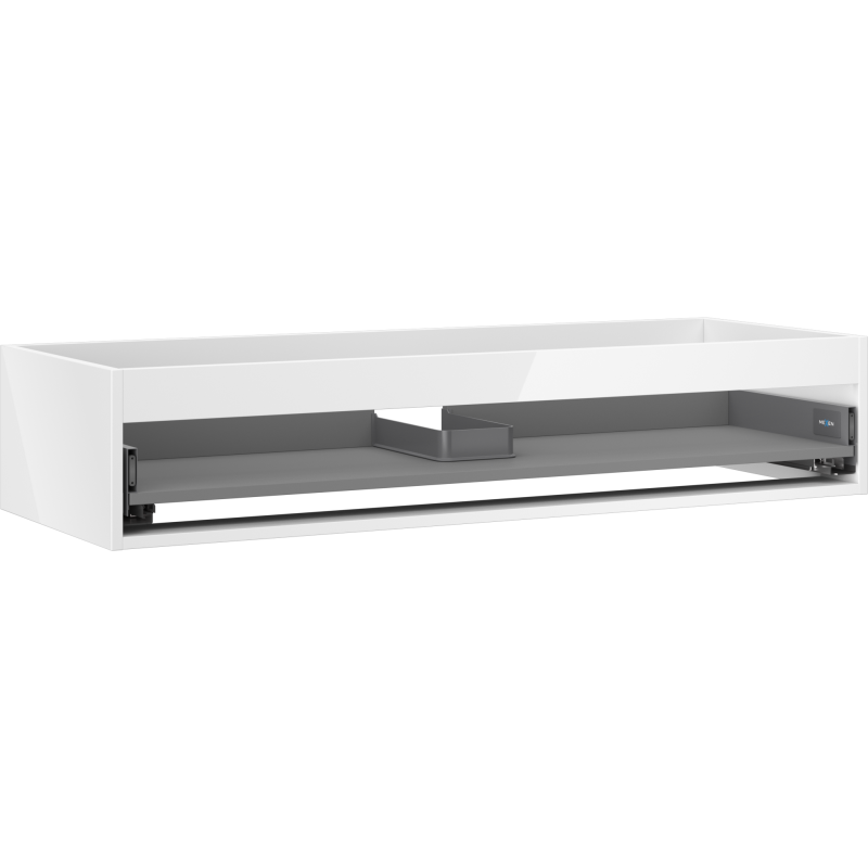 Mexen Box-A corps de meuble sous-lavabo 120 cm, 1 tiroir, blanc brillant - 91AX0-1200-235-1-00