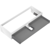 Mexen Box-A corps de meuble sous vasque 120 cm, 1 tiroir, blanc brillant - 91AX0-1200-235-1-00