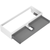Mexen Box-A corps du meuble sous-lavabo 120 cm, 1 tiroir, blanc mat - 91AX0-1200-235-1-01