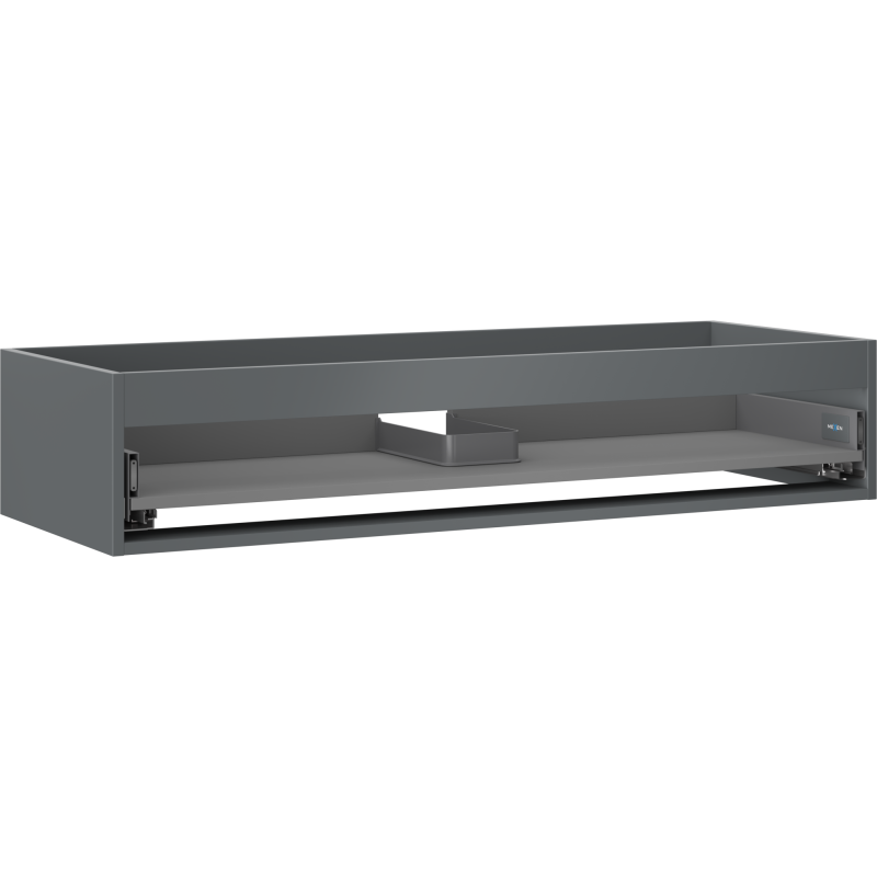 Mexen Box-A corps de meuble lavabo 120 cm, 1 tiroir, graphite mat - 91AX0-1200-235-1-66