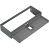 Mexen Box-A corps de meuble lavabo 120 cm, 1 tiroir, graphite mat - 91AX0-1200-235-1-66