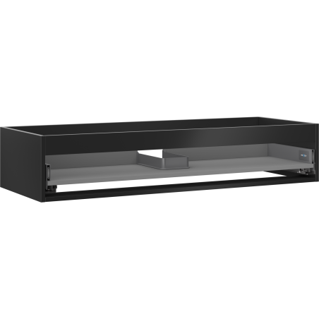 Mexen Box-A caisse de meuble sous-lavabo 120 cm, 1 tiroir, noir mat - 91AX0-1200-235-1-71