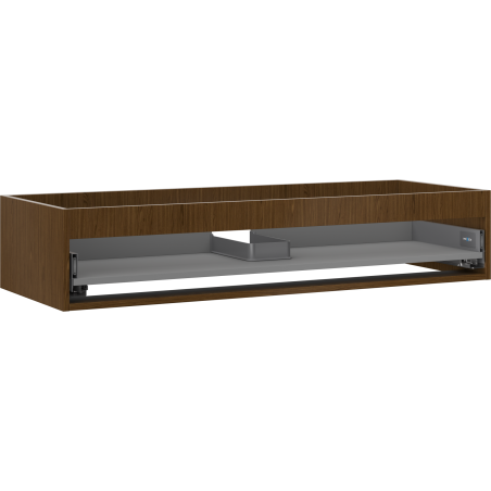Mexen Box-A corps du meuble sous-lavabo 120 cm, 1 tiroir, noyer - 91AX0-1200-235-1-86