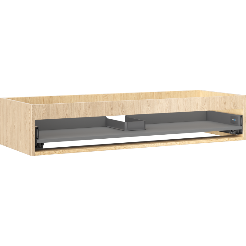 Mexen Box-A corps de meuble sous-lavabo 120 cm, 1 tiroir, chêne - 91AX0-1200-235-1-81
