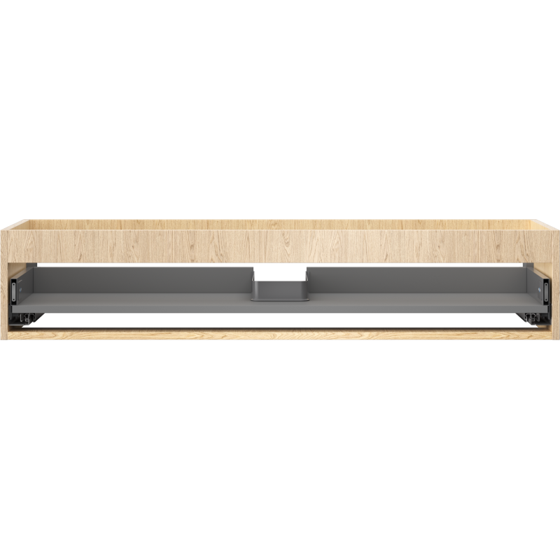 Mexen Box-A corps de meuble sous-lavabo 120 cm, 1 tiroir, chêne - 91AX0-1200-235-1-81