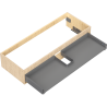 Mexen Box-A corps de meuble pour lavabo 120 cm, 1 tiroir, chêne - 91AX0-1200-235-1-81