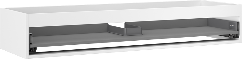 Mexen Box-A corps de meuble sous-lavabo 140 cm, 1 tiroir, blanc mat - 91AX0-1400-235-1-01