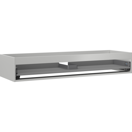 Mexen Box-A corps de meuble sous-lavabo 140 cm, 1 tiroir, gris mat - 91AX0-1400-235-1-62
