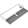 Mexen Box-A corps de meuble sous-lavabo 140 cm, 1 tiroir, blanc mat - 91AX0-1400-235-1-01