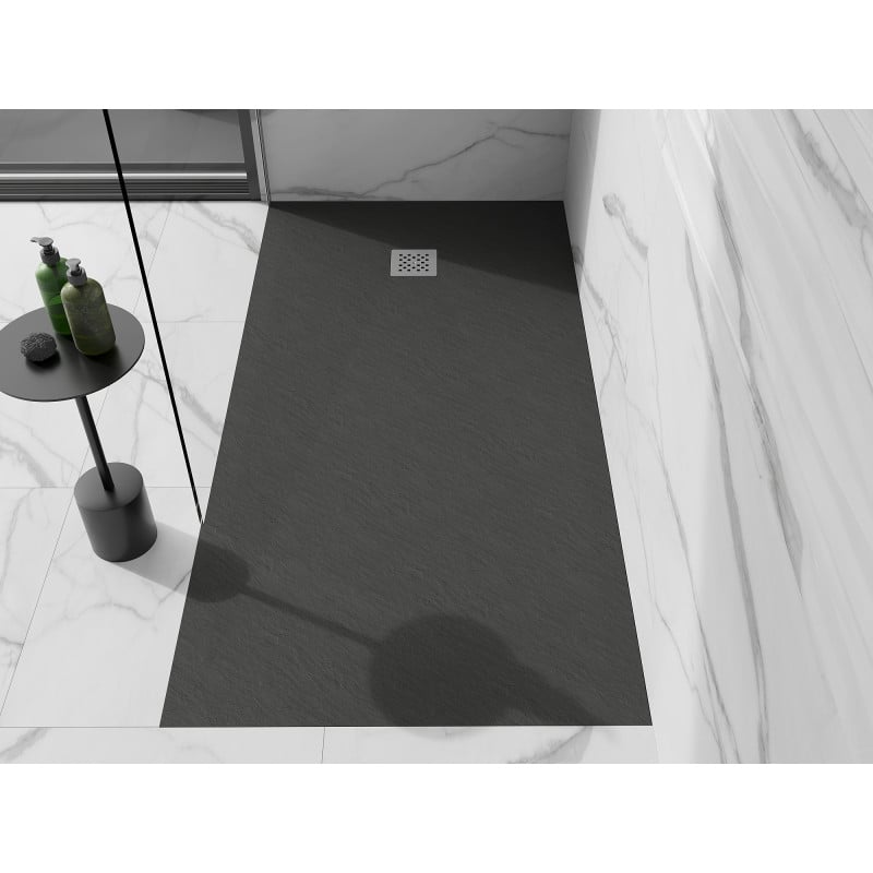 Mexen Stone+ receveur de douche rectangulaire en composite 200 x 90 cm, anthracite - 44719020