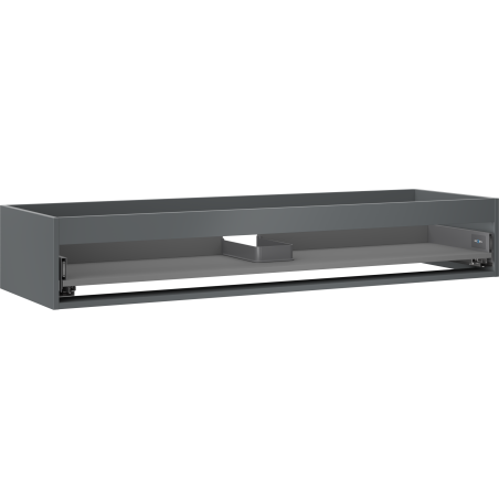 Mexen Box-A corps de meuble sous-vasque 140 cm, 1 tiroir, graphite mat - 91AX0-1400-235-1-66