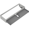 Mexen Box-A corps de meuble sous-lavabo 140 cm, 1 tiroir, gris mat - 91AX0-1400-235-1-62