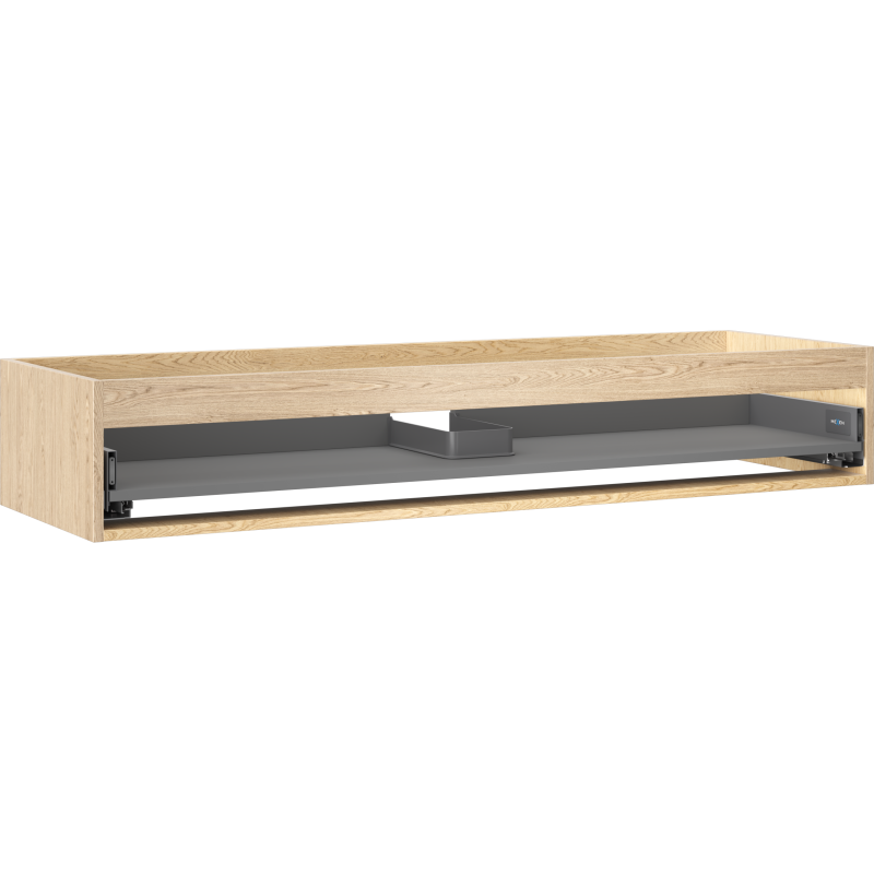 Mexen Box-A corpus de meuble sous-lavabo 140 cm, 1 tiroir, chêne - 91AX0-1400-235-1-81