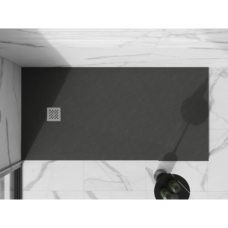 Mexen Stone+ receveur de douche rectangulaire en composite 200 x 90 cm, anthracite - 44719020
