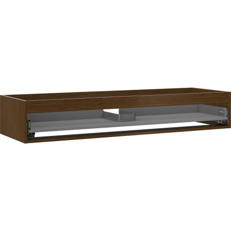 Mexen Box-A boîtier de meuble sous-vasque 140 cm, 1 tiroir, noyer - 91AX0-1400-235-1-86