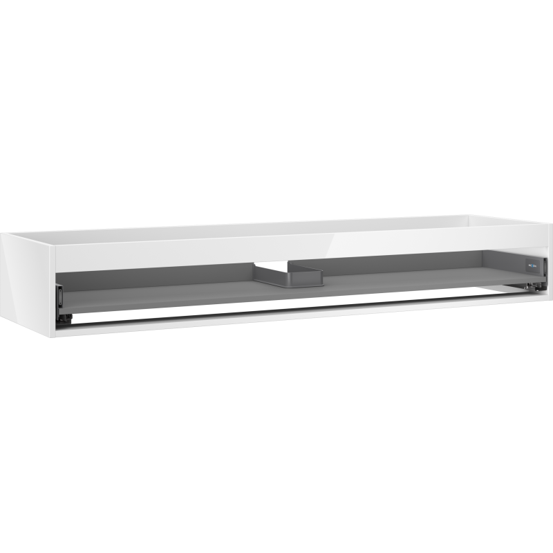 Mexen Box-A corps de meuble sous-vasque 160 cm, 1 tiroir, blanc brillant - 91AX0-1600-235-1-00