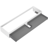 Mexen Box-A corps d'armoire sous vasque 160 cm, 1 tiroir, blanc mat - 91AX0-1600-235-1-01