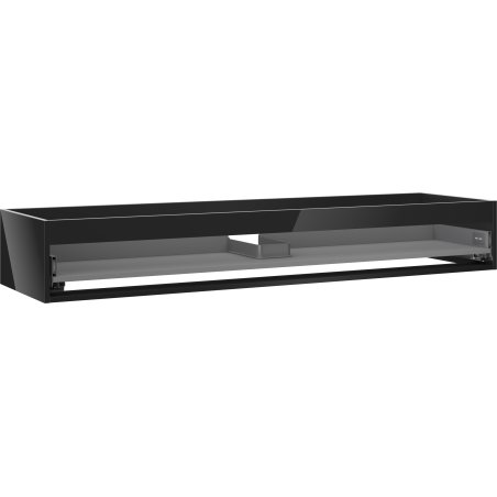 Mexen Box-A meuble vasque 160 cm, 1 tiroir, noir brillant - 91AX0-1600-235-1-70