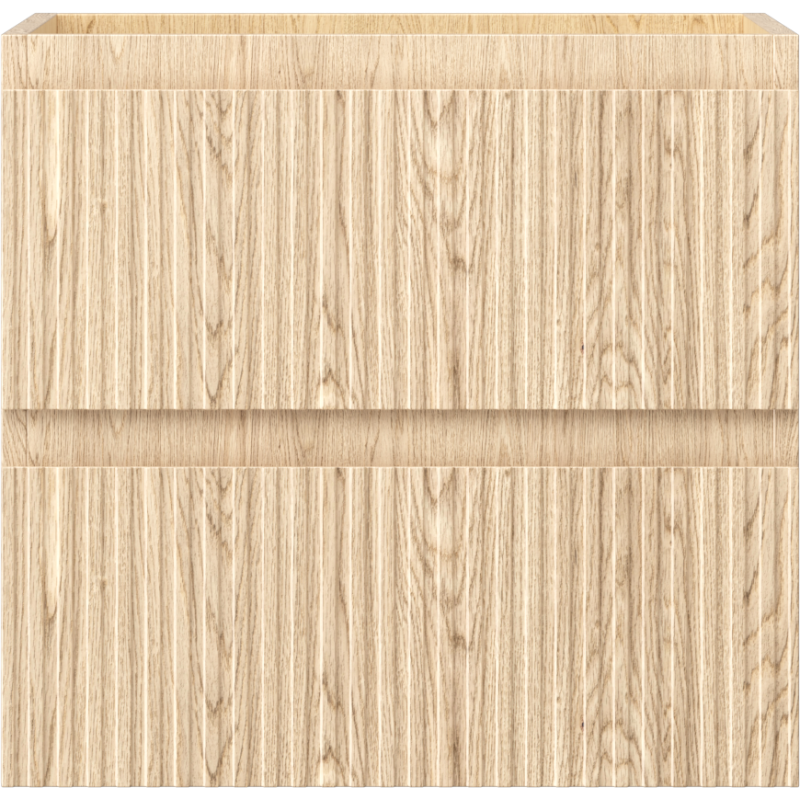 Mexen Rivel meuble de salle de bain sous lavabo 50 cm, 2 tiroirs, rainuré, chêne - 91A20-05047-2-BFF81