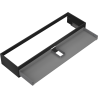 Mexen Box-A corps de meuble sous-lavabo 160 cm, 1 tiroir, noir mat - 91AX0-1600-235-1-71