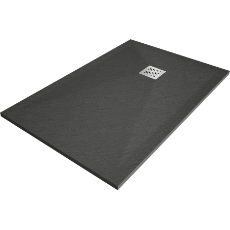 Mexen Stone+ receveur de douche composite rectangulaire 140 x 100 cm, anthracite - 44711014
