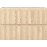 Mexen Rivel meuble de salle de bain sous lavabo 70 cm, 2 tiroirs, rainuré, chêne - 91A20-07047-2-BFF81