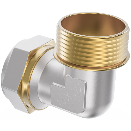 Mexen PEX-S coude à visser PEX 20 x 1/2 GZ - W97227-2012M-00