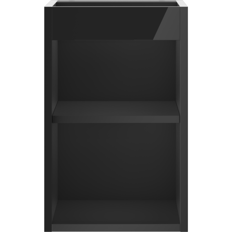 Mexen Box-A corps de meuble sous-lavabo 30 cm, noir brillant - 91AX1-0300-470-1-70